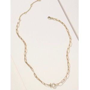 Stella & Dot Delicate Charm keeper necklace